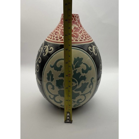 Pier One Imports “ Bohemian Look “ Ceramic Decorative Flower Vase / Container - Picture 10 of 11